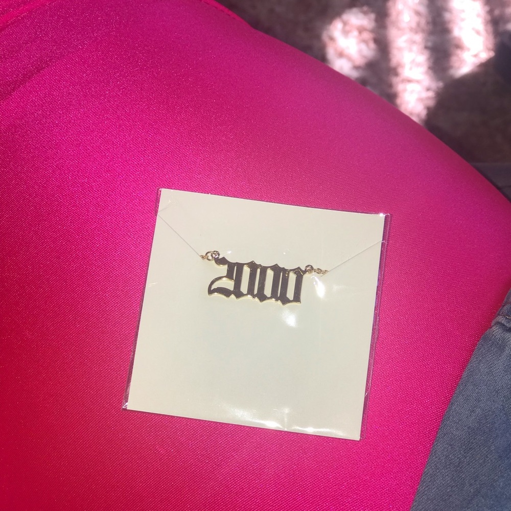 “2000” birth year necklace
